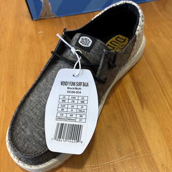 🏝️Size 8 - NWT: HEY DUDE- Women’s Wendy Funk Surf Baja Shoes - Picture 10 of 13